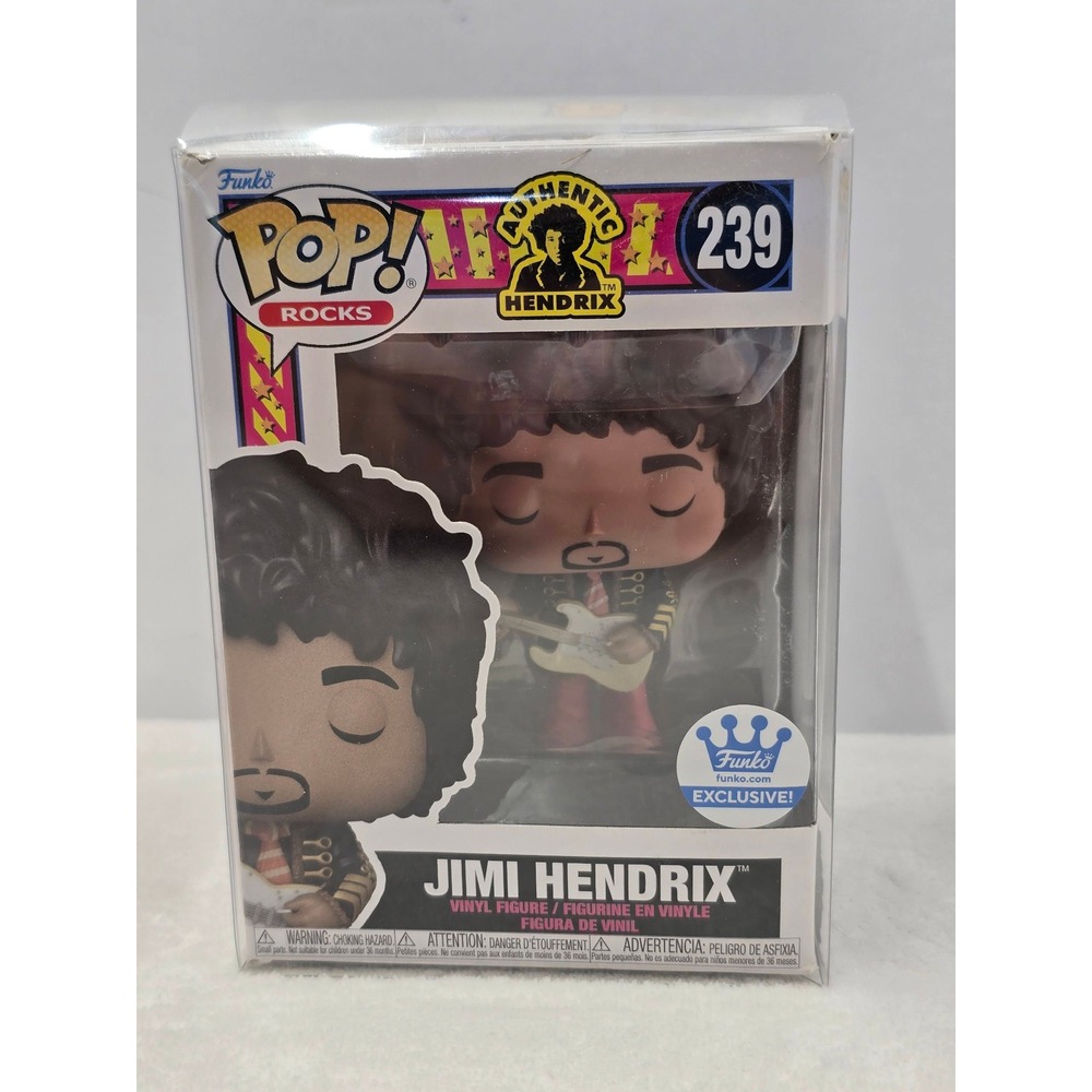 Funko Pop Rocks Jimi Hendrix 239 Funko Exclusive Vinyl Figure Music Legend NEW